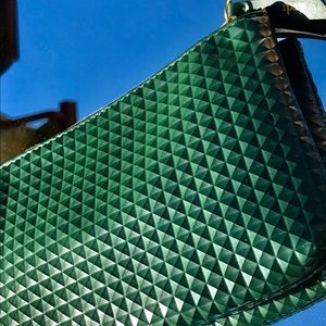 Forest Green Ipsy bag (with makeup)